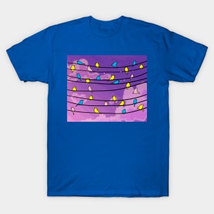 Colorful Birds In Nature T-Shirt